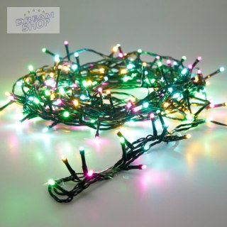 LAMPKI CHOINKOWE ŁAŃCUCH ŚWIETLNY 120LED TIMER MULTIKOLOR MACARON