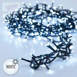 LAMPKI CHOINKOWE ŁAŃCUCH ŚWIETLNY 500 LED FLASH BIAŁE
