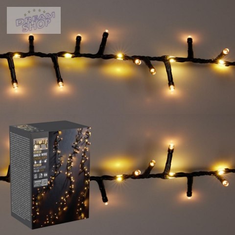 LAMPKI CHOINKOWE ŁAŃCUCH ŚWIETLNY 710 LED CIEPŁY BIAŁY