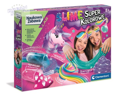 Naukowa Zabawa Laboratorium Super Kolorowe Slime Język Polski Clementoni 50636 Naukowa Zabawa Laboratorium Super Kolorowe Slime Język Polski Clementoni 50636