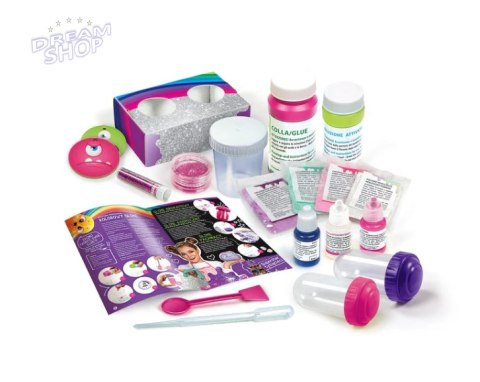 Naukowa Zabawa Laboratorium Super Kolorowe Slime Język Polski Clementoni 50636 Naukowa Zabawa Laboratorium Super Kolorowe Slime Język Polski Clementoni 50636