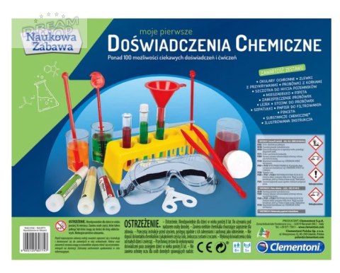 Naukowa Zabawa Zestaw Moje Pierwsze Doświadczenia Chemiczne Język Polski Clementoni 60774 Naukowa Zabawa Zestaw Moje Pierwsze Doświadczenia Chemiczne Język Polski Clementoni 60774