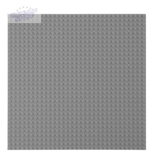 Płyta Plansza Konstrukcyjna Do Klocków Budowania Szara 25,5 x 25,5 cm