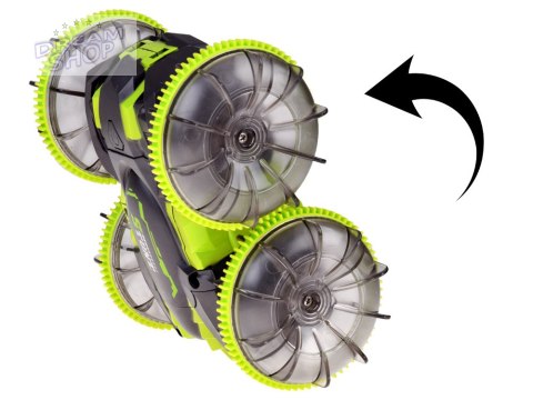 Samochód AMFIBIA 2w1 Stunt r/c zdalnie sterowany Jeździ Pływa Świeci RC0735