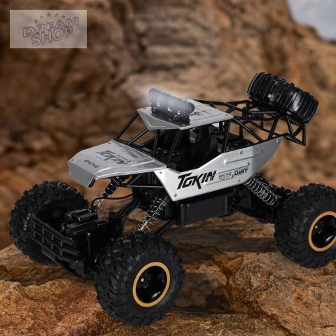 Samochód RC Rock Crawler 1:12 4WD METAL srebrny
