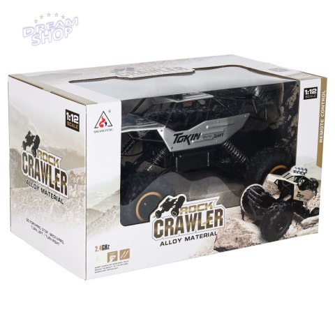 Samochód RC Rock Crawler 1:12 4WD METAL srebrny