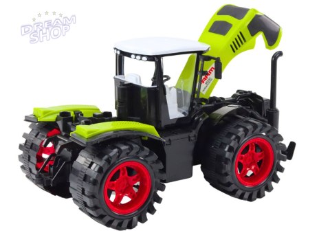 Traktor Farmerski Duży Napęd Frykcyjny Zielony Pojazd Rolniczy