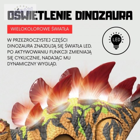 WOOPIE Dinozaur Zdalnie Sterowany RC Robot Stegozaur