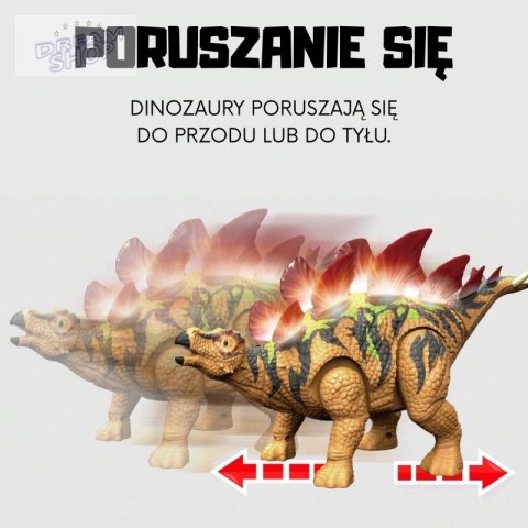 WOOPIE Dinozaur Zdalnie Sterowany RC Robot Stegozaur