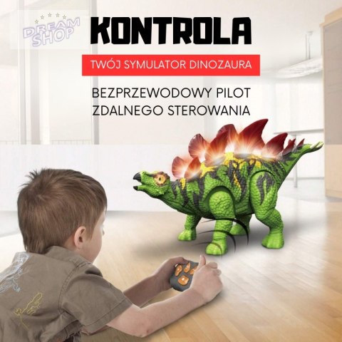WOOPIE Dinozaur Zdalnie Sterowany RC Robot Stegozaur