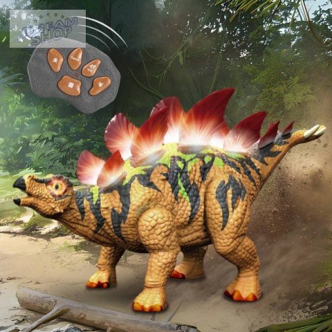 WOOPIE Dinozaur Zdalnie Sterowany RC Robot Stegozaur