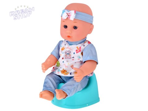Zestaw Deluxe Lalka Bobas Wózek Łóżeczko Krzesełko akcesoria 16 ele ZA5917