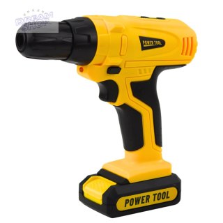 Zestaw Majsterkowicza Wiertarko-Wkrętarka Narzędzia Światła Dźwięki Walizka