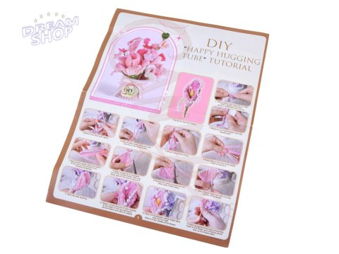 Zestaw kreatywny DIY Stwórz materiałowe KWIATY w wazonie Flowerbox ZA5866