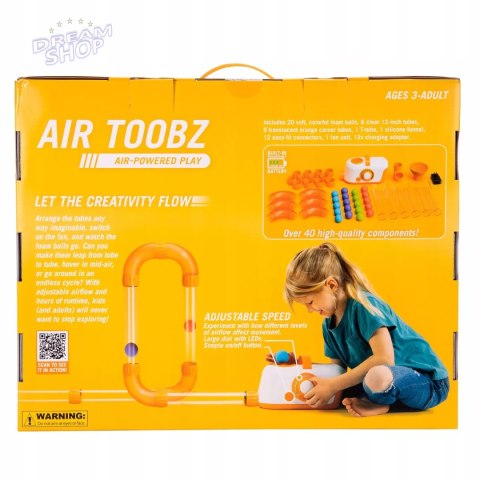 Air Toobz Fat Brain Toy Co. - kreatywna dmuchawa do piłek i nauka fizyki dla dzieci 3+ | Edukacyjna zabawka STEM