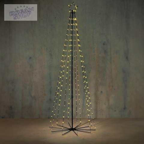 CHOINKA DEKORACYJNA 180 LED CIEPŁY BIAŁY 185CM LUCA