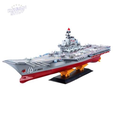 Duży Lotniskowiec Zdalnie Sterowany RC Światła 30 km/h 1:438