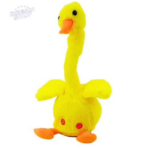 Kaczka Interaktywna Tańczy Śpiewa Powtarza Słowa Muzyka Światła Żółta