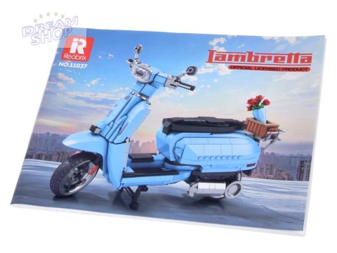 Klocki licencjonowane Włoski SKUTER Lambretta V 200 Special 1169-ele ZA5795