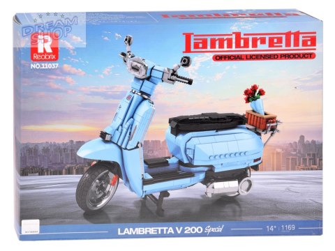 Klocki licencjonowane Włoski SKUTER Lambretta V 200 Special 1169-ele ZA5795