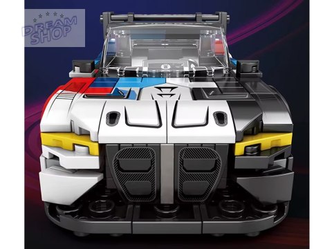 Klocki techniczne Superauto WYŚCIGOWE malowanie, spojler 363-ele ZA5780