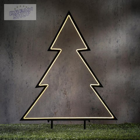 NEON CHOINKA CIEPŁY BIAŁY 53x75CM LUCA