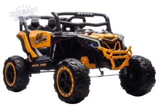 Pojazd na akumulator M2 Żółty 4x4