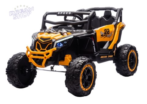 Pojazd na akumulator M2 Żółty 4x4 Pojazd na akumulator M2 Żółty 4x4