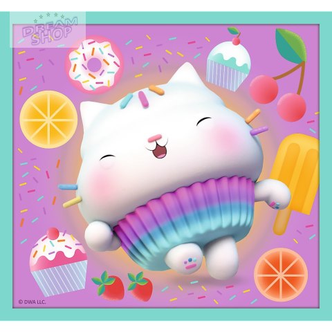 Puzzle - 10w1 - W świecie Gabi - Koci Domek Gabi - Trefl 96003