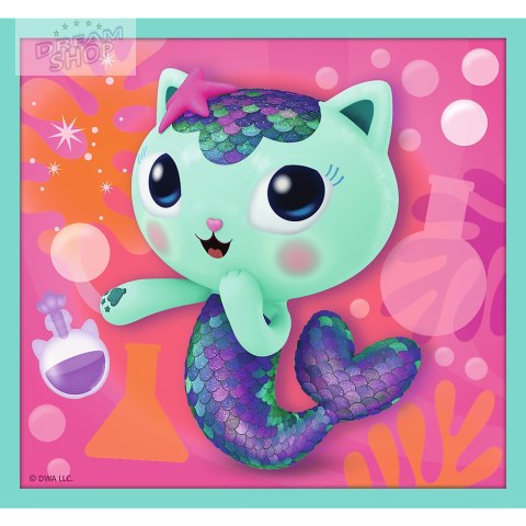 Puzzle - 10w1 - W świecie Gabi - Koci Domek Gabi - Trefl 96003