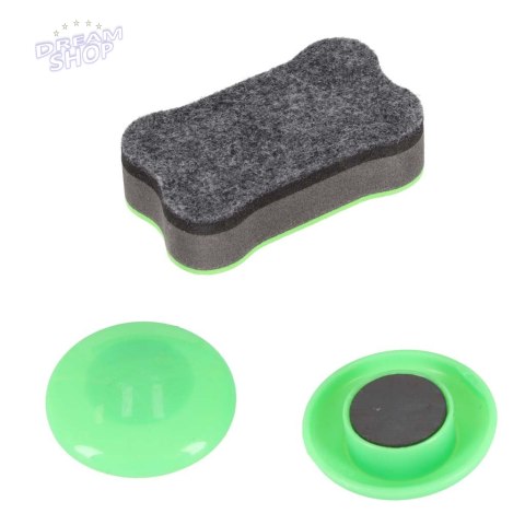 Tablica drewniana LULILO Kredo akcesoria kredy markery magnesy kosze 110cm
