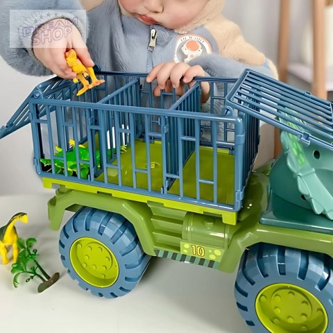 WOOPIE Ciężarówka Dinozaur Transporter Figurki