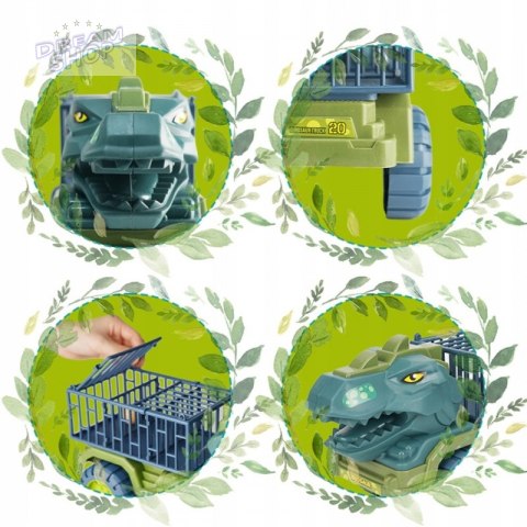 WOOPIE Ciężarówka Dinozaur Transporter Figurki