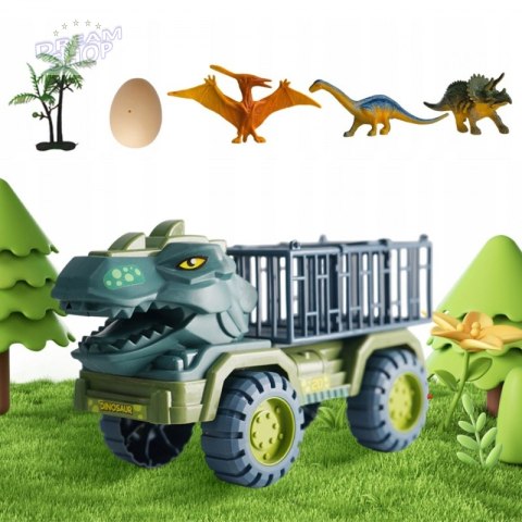 WOOPIE Ciężarówka Dinozaur Transporter Figurki