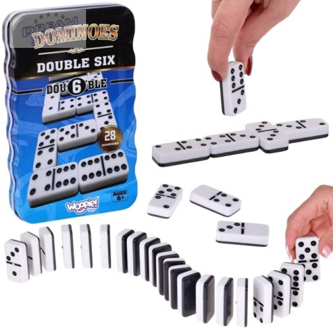WOOPIE Domino Klasyczna Gra Logiczna 28 Kostek