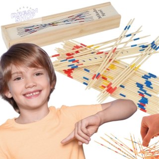 WOOPIE Drewniane Bierki Mikado w Pudełku 41 el.