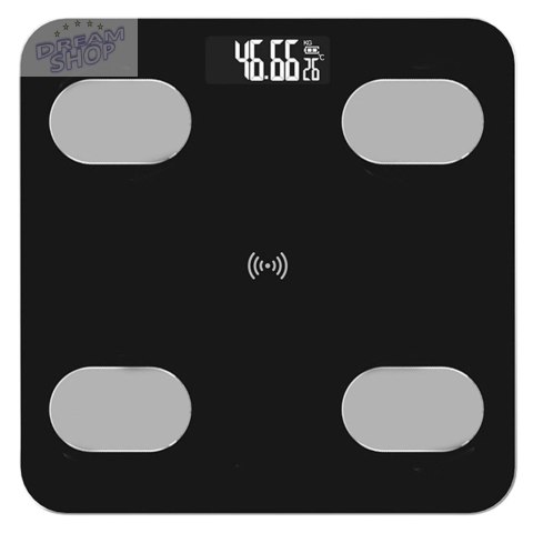 Waga Elektroniczna Łazienkowa Funkcja Smart Bluetooth BMI BMR Aplikacja