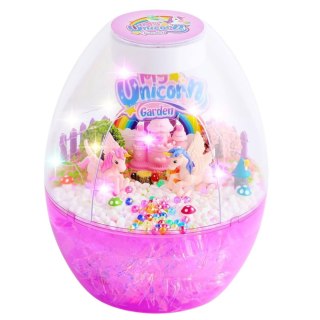 Zestaw Kreatywny Terrarium Jednorożce Lampka Nocna Sterowanie Głosem DIY