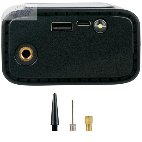 KOMPRESOR SAMOCHODOWY DUNLOP 150 PSI CYFROWA SPRĘŻARKA Z FUNKCJĄ POWERBANK