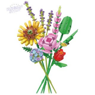 Klocki Konstrukcyjne Bukiet Kwiatów Kompozycja 539 el.