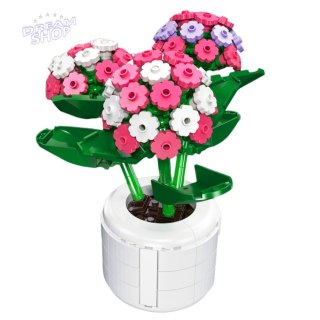 Klocki Konstrukcyjne Różowa Hortensja W Doniczce 342 el.