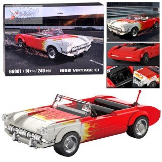 Klocki konstrukcyjne samochód klasyk hot rod Roadster 249ele ZA5817