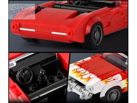 Klocki konstrukcyjne samochód klasyk hot rod Roadster 249ele ZA5817