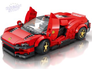 Klocki techniczne Futurystyczne auto CZERWONE drzwi unoszone 275-ele ZA5794