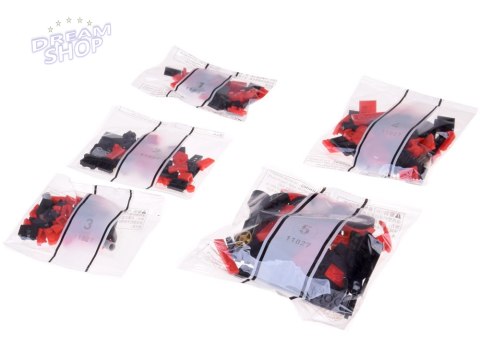 Klocki techniczne Futurystyczne auto CZERWONE drzwi unoszone 275-ele ZA5794
