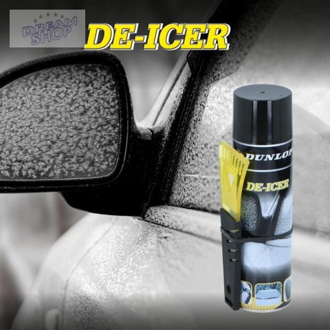 ODMRAŻACZ I SKROBACZKA DO SZYB DUNLOP 600ML