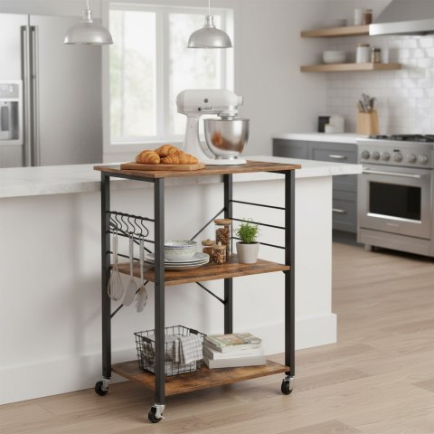 Regał na kółkach SAMBOR rustic