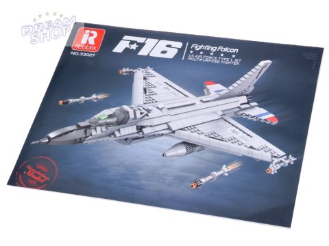 Reobrix Klocki konstrukcyjne samolot myśliwiec F16 1337ele ZA5801