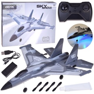 Samolot Sky Show Lekki Składany Samolot z Pianki z LED Napędem USB RC0721