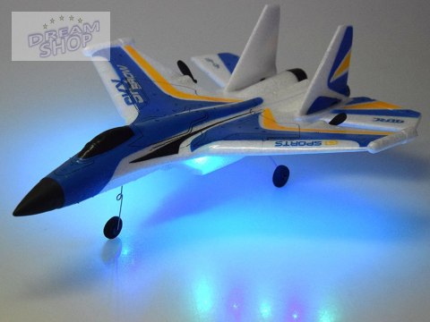 Samolot Sky Show Lekki Składany Samolot z Pianki z LED i Napędem USB RC0721